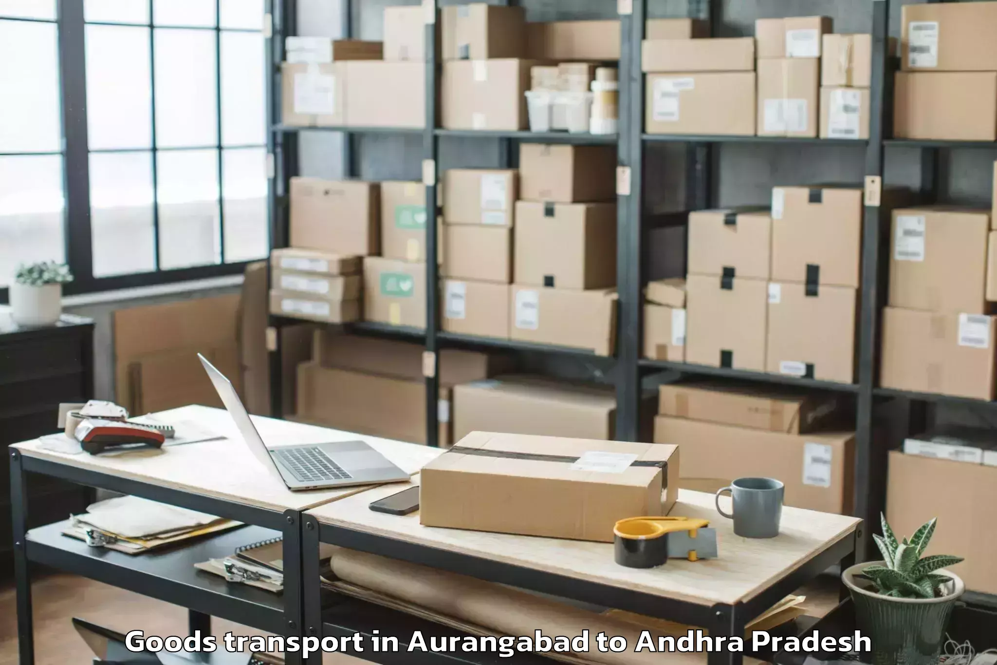 Comprehensive Aurangabad to Nandivada Goods Transport